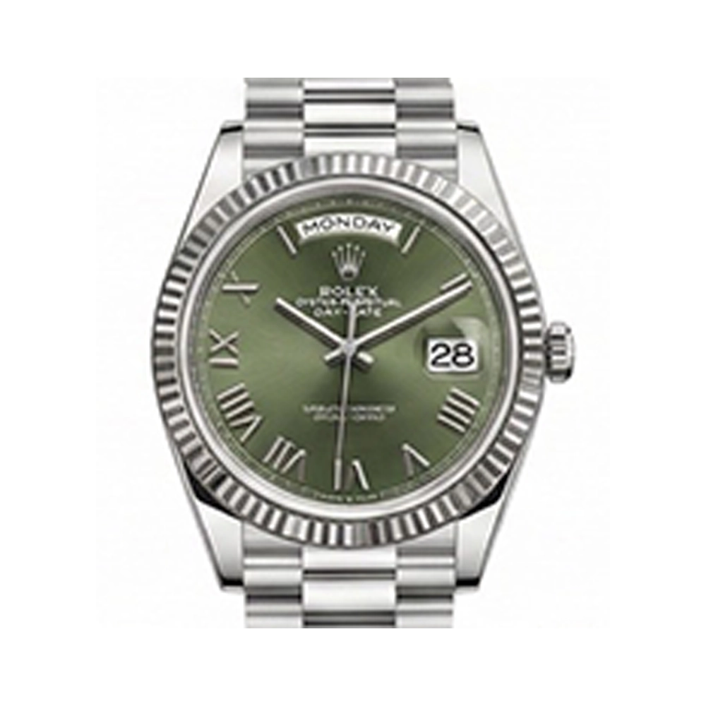 デイデイト 40 228239 オリーブグリーンローマンプレジデントブレス