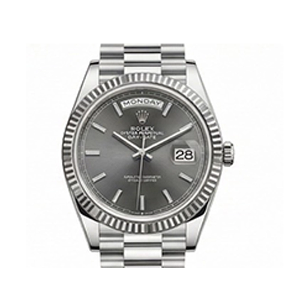 デイデイト 40 228239スレート バーインデックス プレジデントブレス