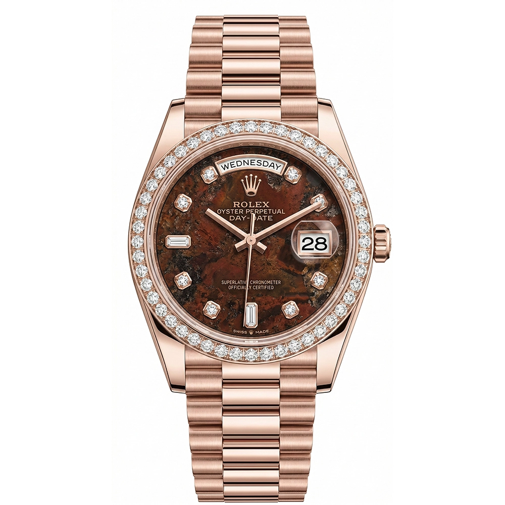 デイデイト 40 228345RBR アイゼンキーゼル 10Pダイヤインデックス プレジデントブレス