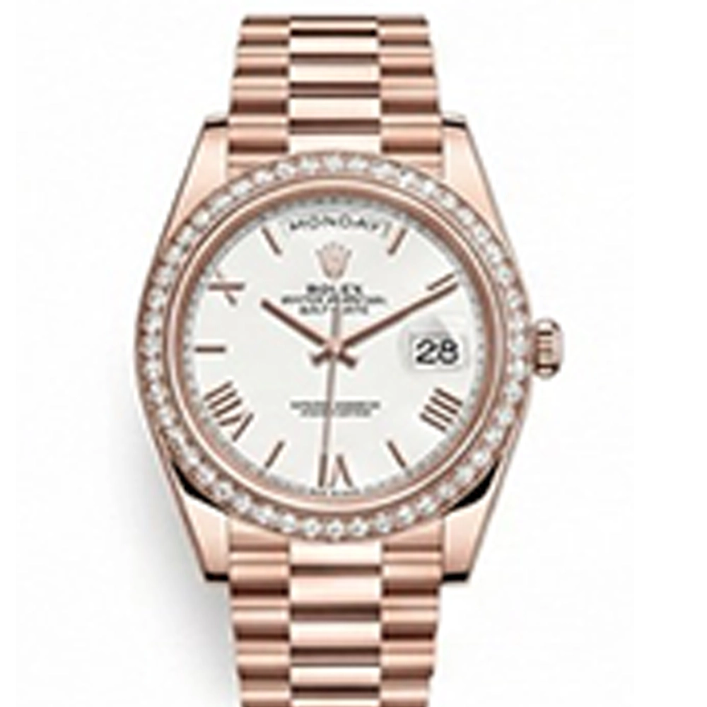 デイデイト 40 228345RBR ホワイトローマン プレジデントブレスレット