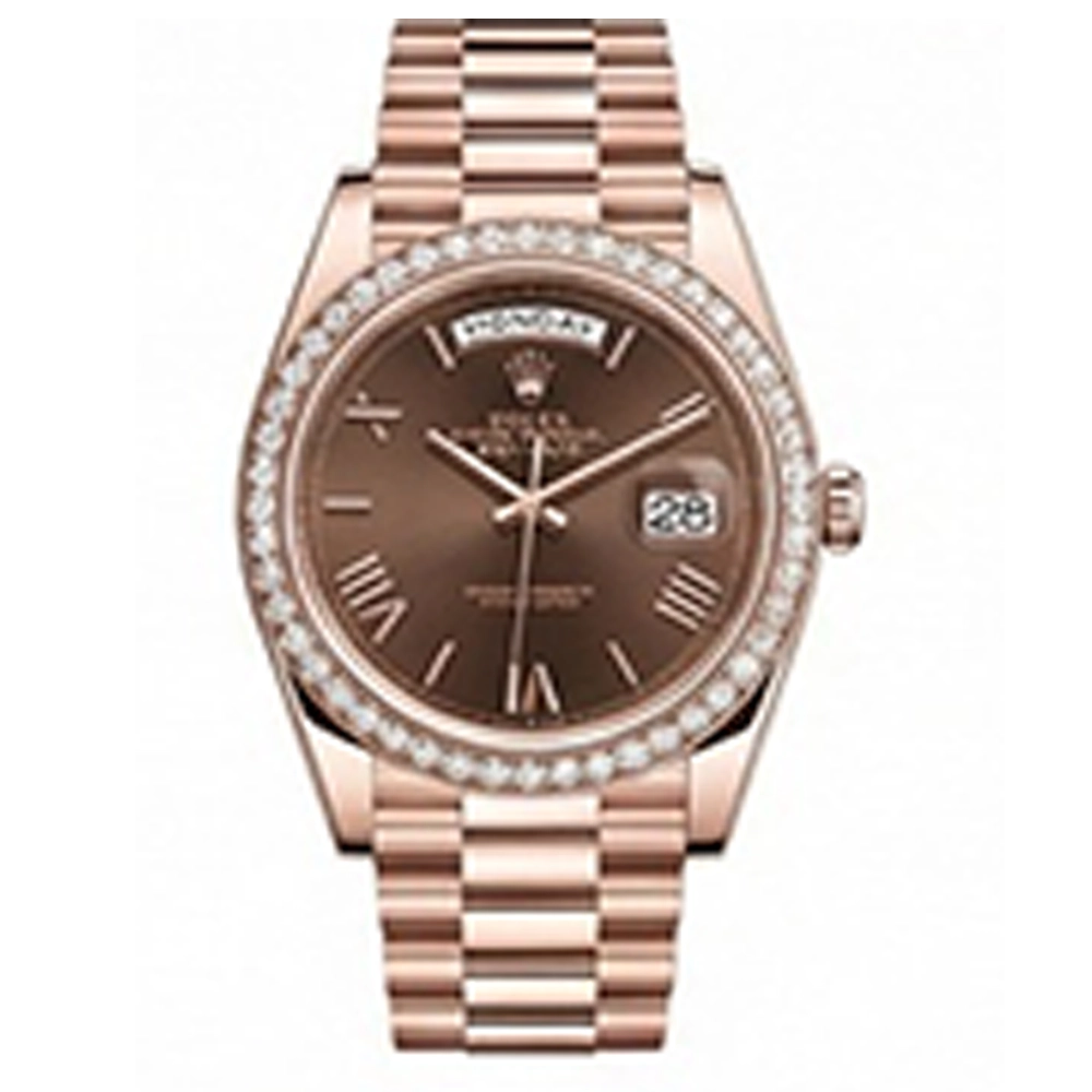 デイデイト 40 228345RBR チョコレート ローマン プレジデントブレス