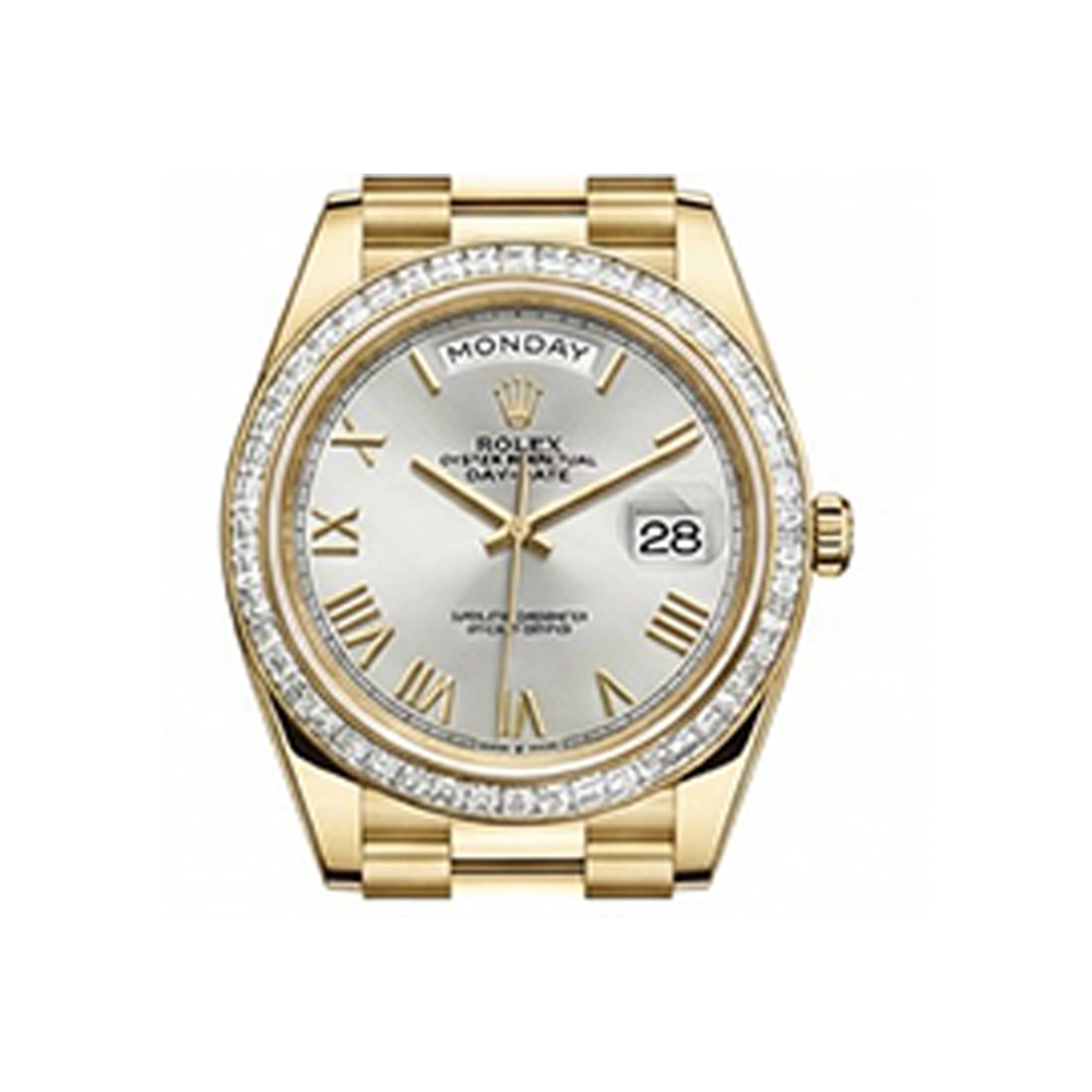 デイデイト 40 228398TBR シルバー ローマン プレジデントブレス