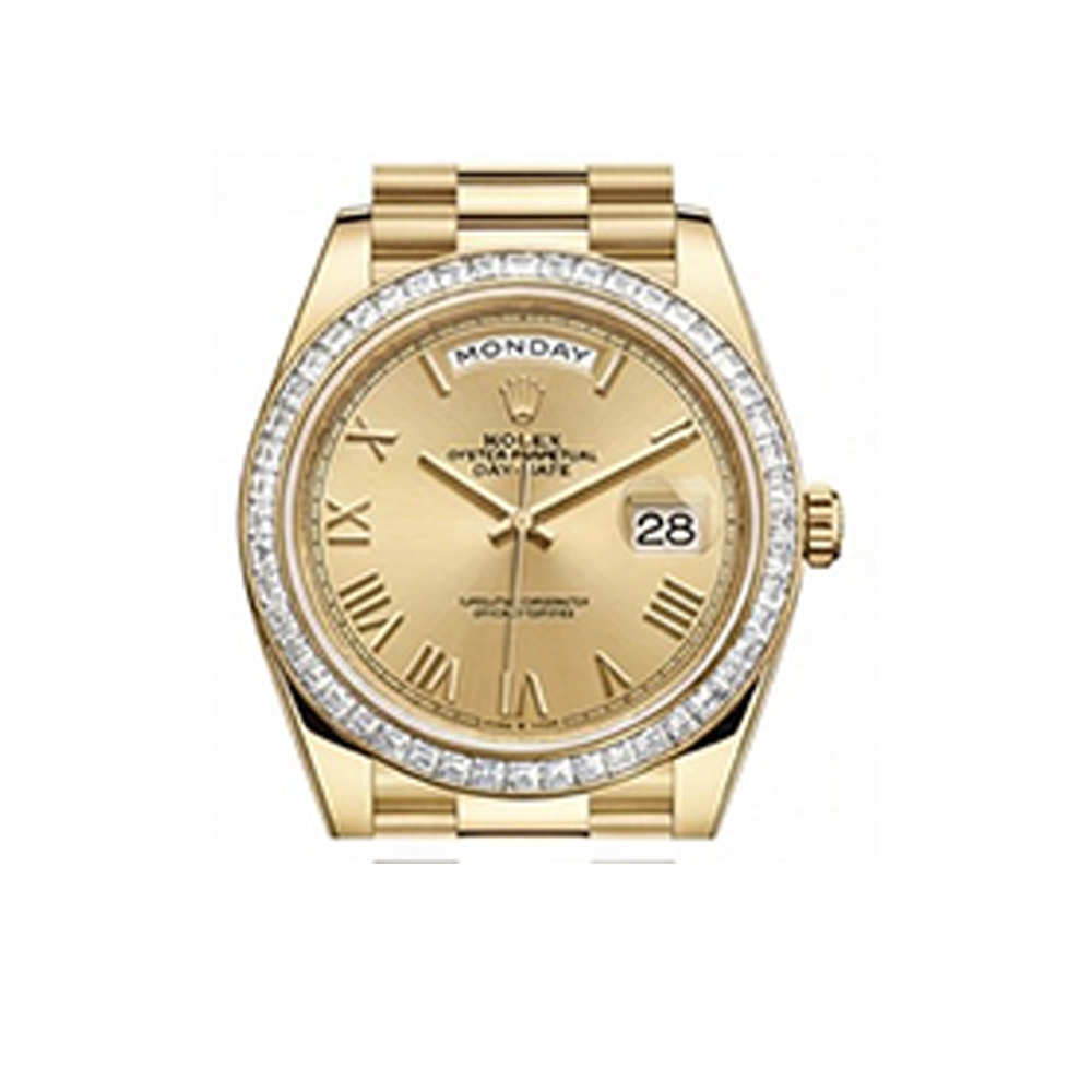 デイデイト 40 228398TBR シャンパン ローマン プレジデントブレス