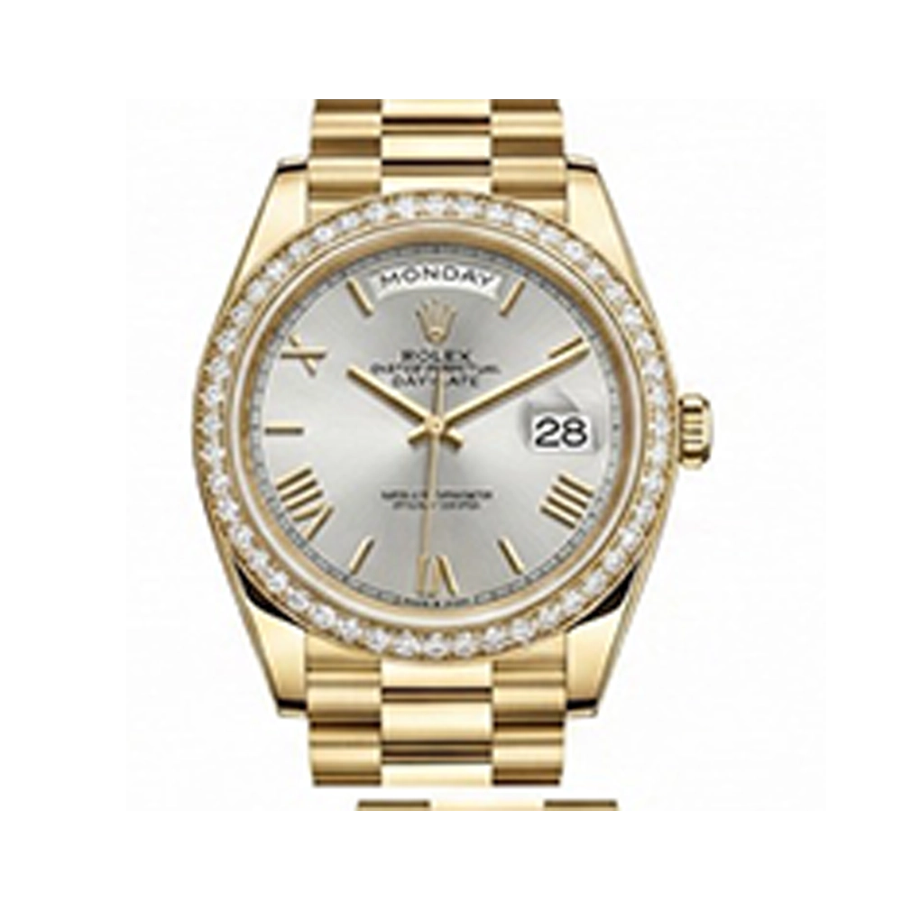 デイデイト 40 228343RBR シルバー ローマン プレジデントブレス