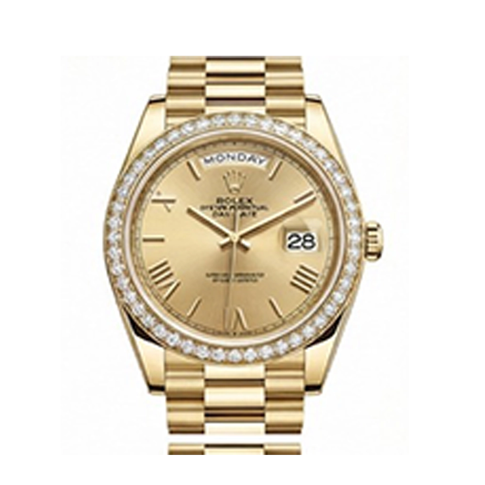 デイデイト 40 228343RBR シャンパン ローマン プレジデントブレス