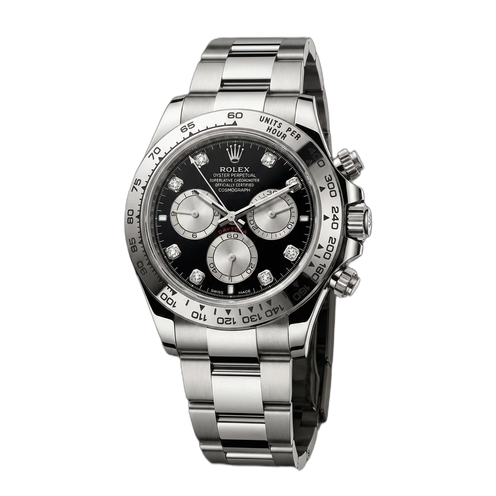 コスモグラフ デイトナ 126509 ブライトブラック＆スチール、ダイヤモンド