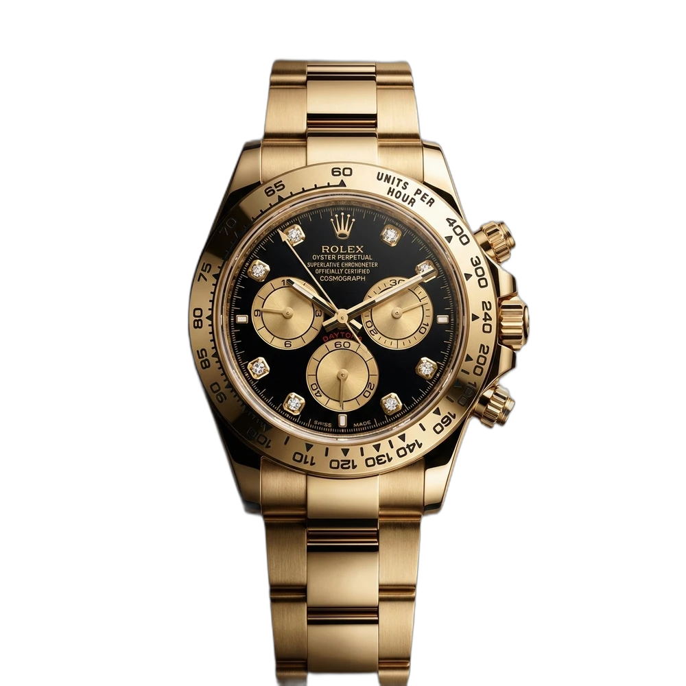 コスモグラフ デイトナ 126508 ダイヤモンド入りブライトブラック＆ゴールデン