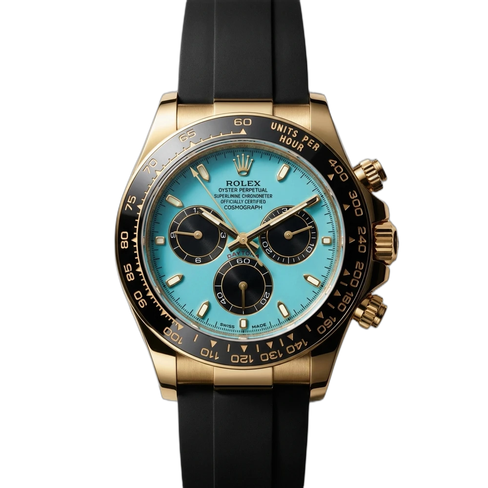 コスモグラフ デイトナ 126518LN ターコイズブルーとブラック