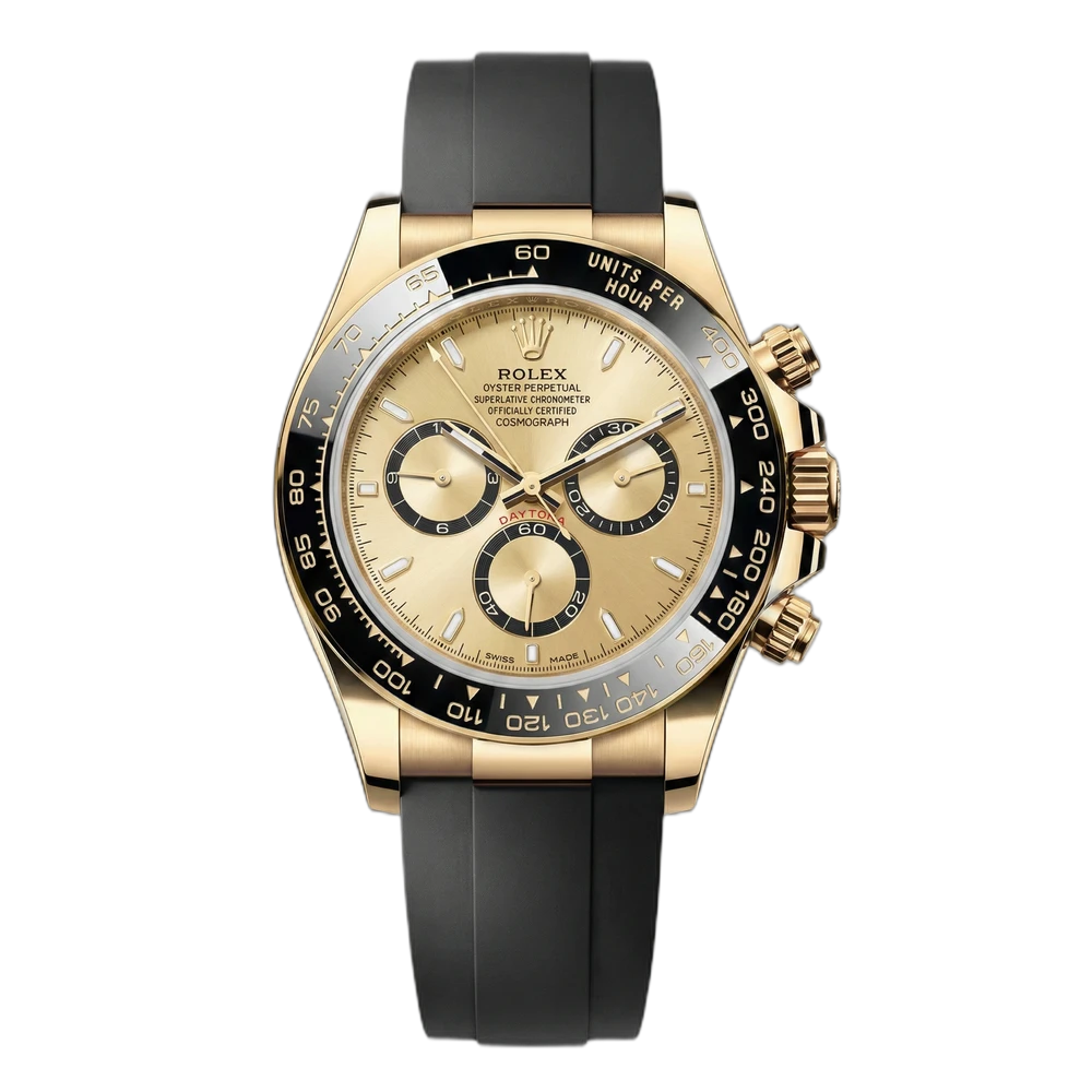コスモグラフ デイトナ 126518LN ゴールデン カウンターリング、ブラック