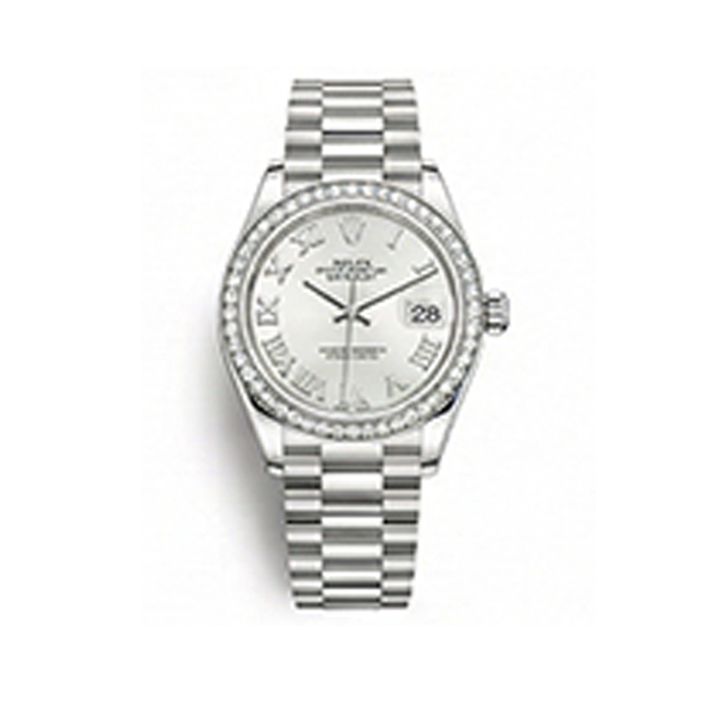 レディ デイトジャスト 28 279139RBR シルバー ローマン プレジデントブレス