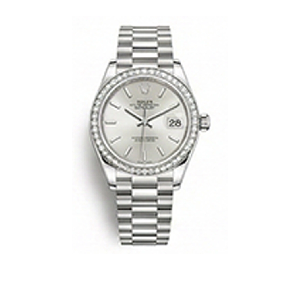 レディ デイトジャスト 28 279139RBRシルバー プレジデントブレス