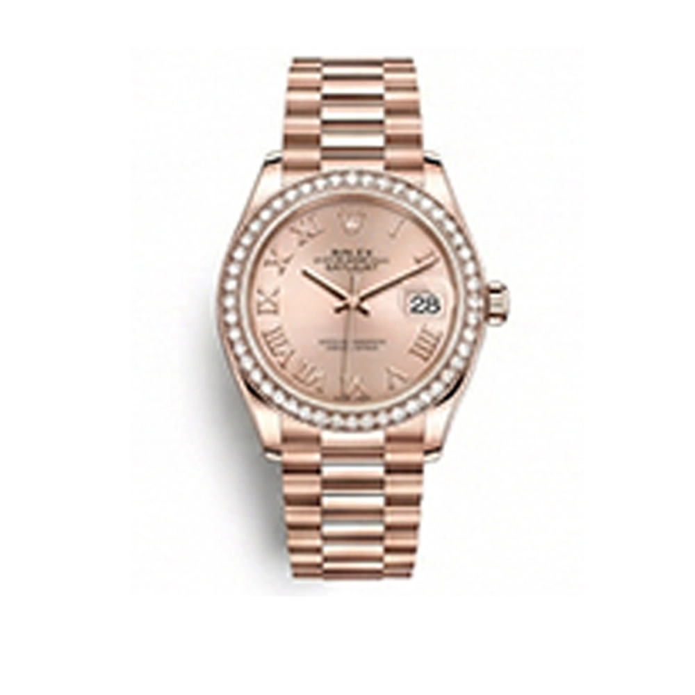 レディ デイトジャスト 28 279135RBR ロゼカラーローマン プレジデントブレス