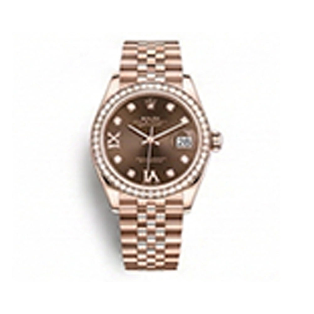 レディ デイトジャスト 28 279135RBR チョコレート 9P/IXダイヤ ジュビリーブレス