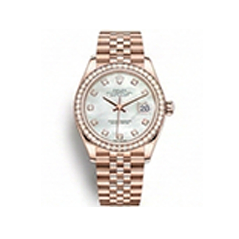 レディ デイトジャスト 28 279135RBR ホワイトシェル 10Pダイヤ ジュビリーブレス