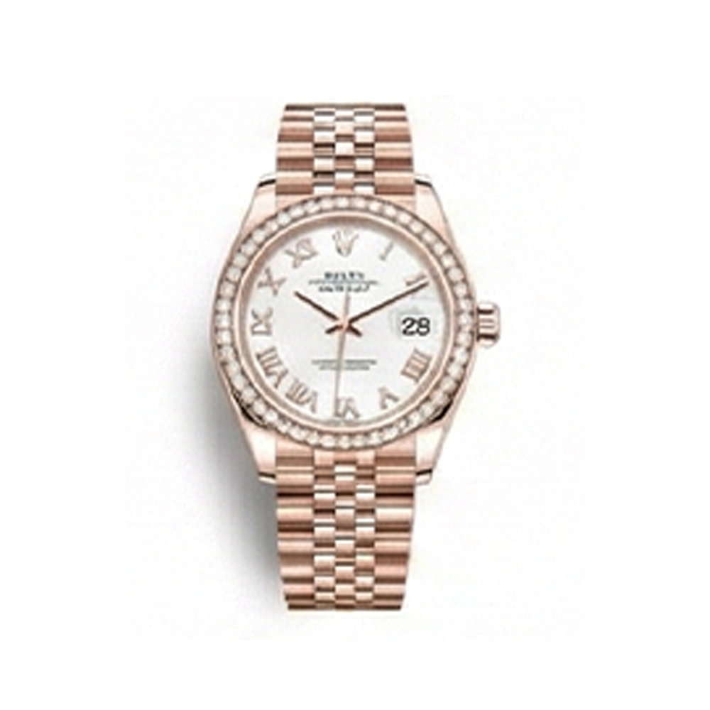 レディ デイトジャスト 28 279135RBR ホワイトローマン ジュビリーブレス