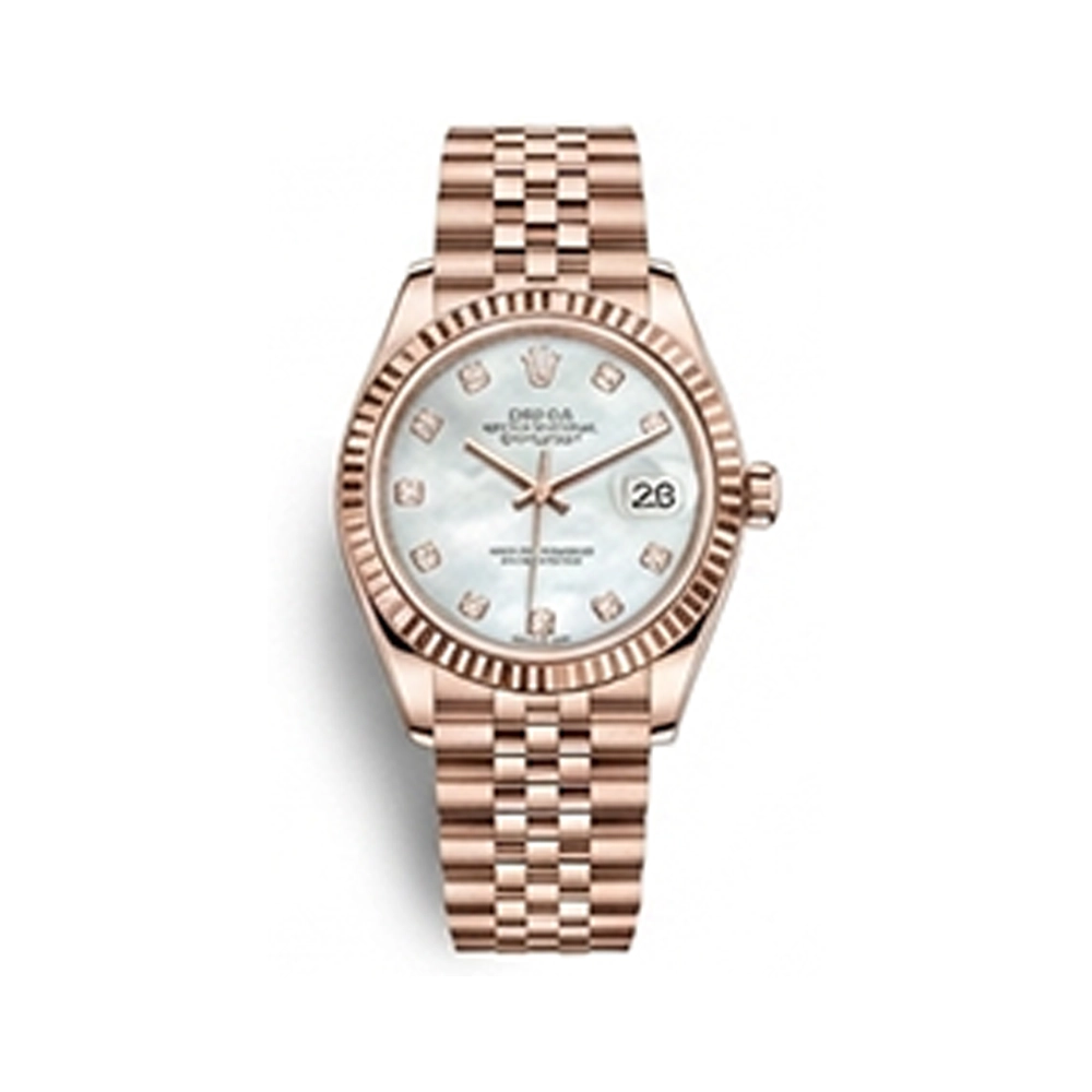 レディ デイトジャスト 28 279175 ホワイトシェル 10Pダイヤ ジュビリーブレス