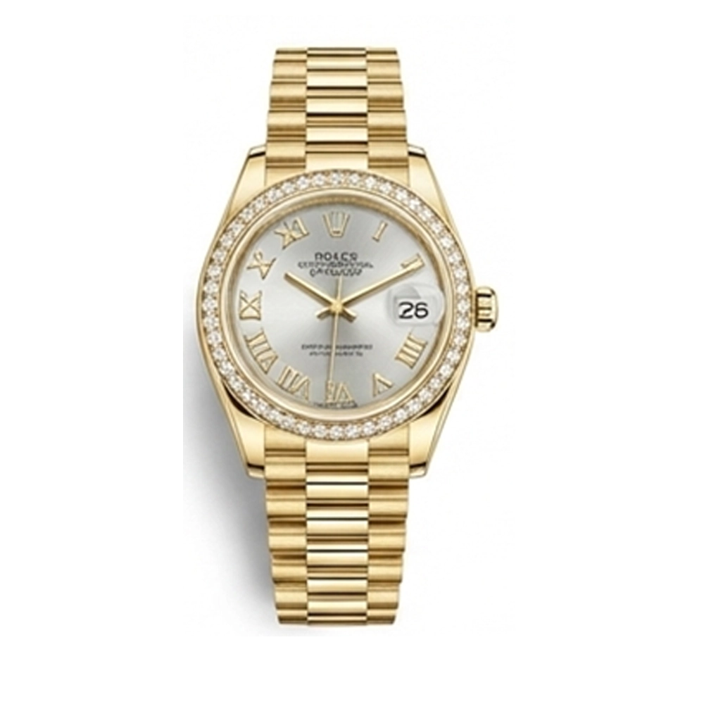 レディ デイトジャスト 28 279138RBR シルバー ローマン プレジデントブレス