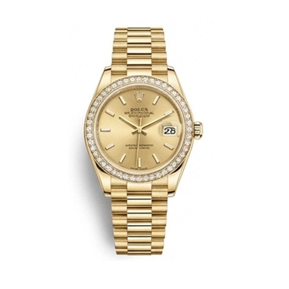 レディ デイトジャスト 28 279138RBR シャンパン バーインデックス プレジデントブレス