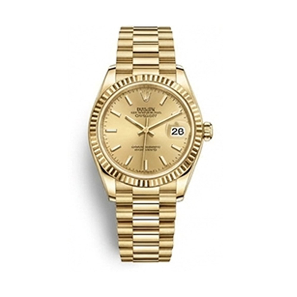 レディ デイトジャスト 28 279178 シャンパン バーインデックス プレジデントブレス