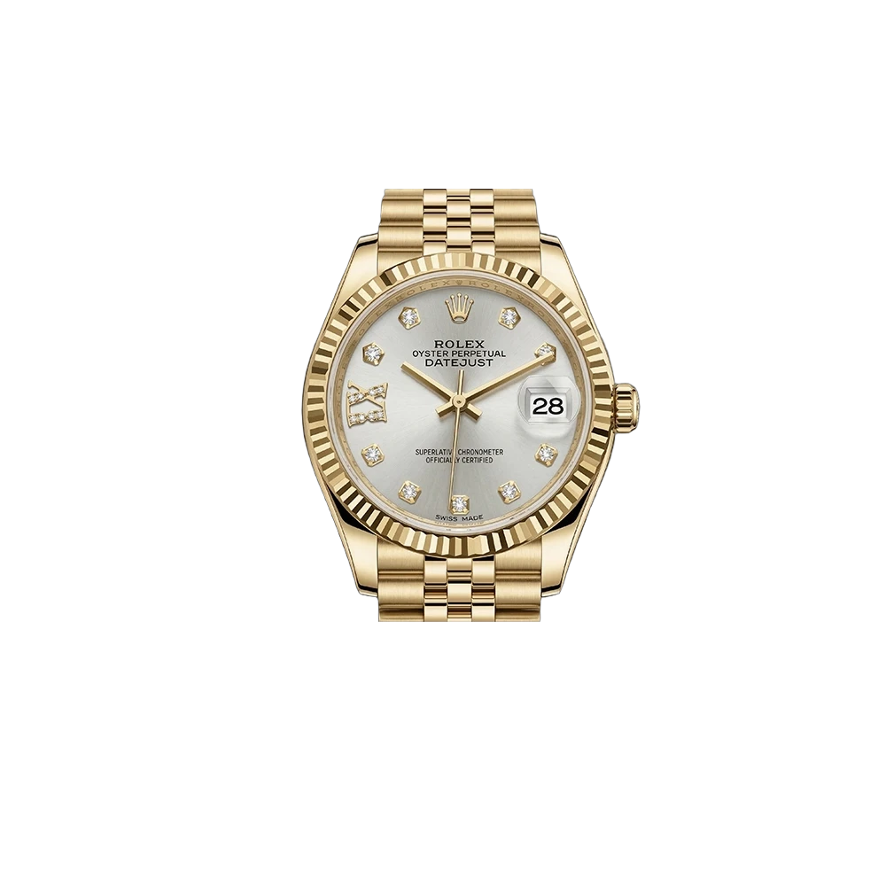 レディ デイトジャスト 28 279178 シルバー 9P/IXダイヤ ジュビリーブレス