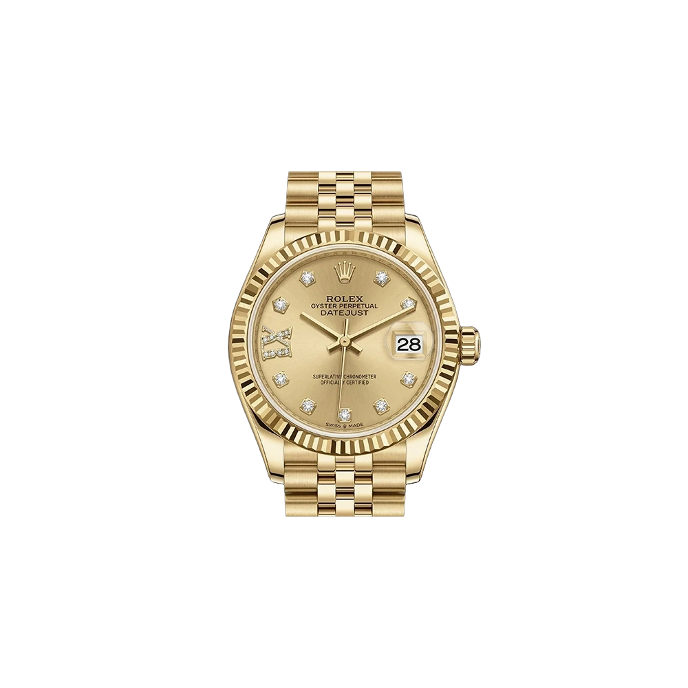 レディ デイトジャスト 28 279178 シャンパン 9P/IXダイヤ ジュビリーブレス