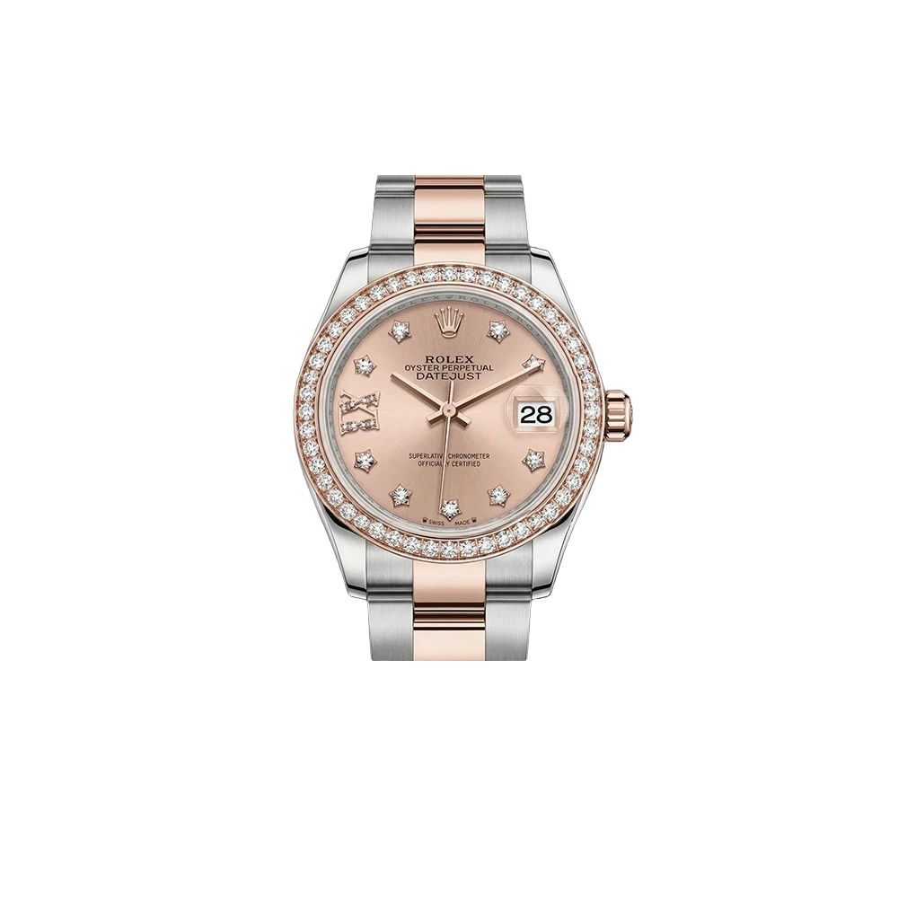 レディ デイトジャスト 28 279381RBR ロゼカラー 9P/IXダイヤ オイスターブレス
