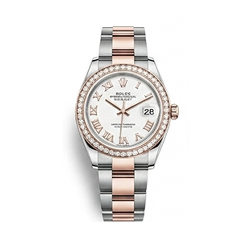 レディ デイトジャスト 28 279381RBR ホワイトローマン オイスターブレス