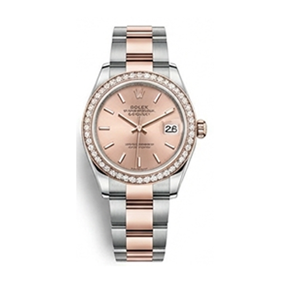 レディ デイトジャスト 28 279381RBR ロゼカラー バーインデックス オイスターブレス