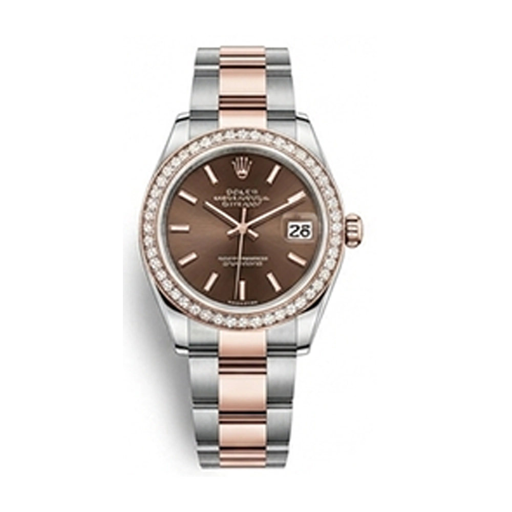 レディ デイトジャスト 28 279381RBR チョコレート バーインデックス オイスターブレス