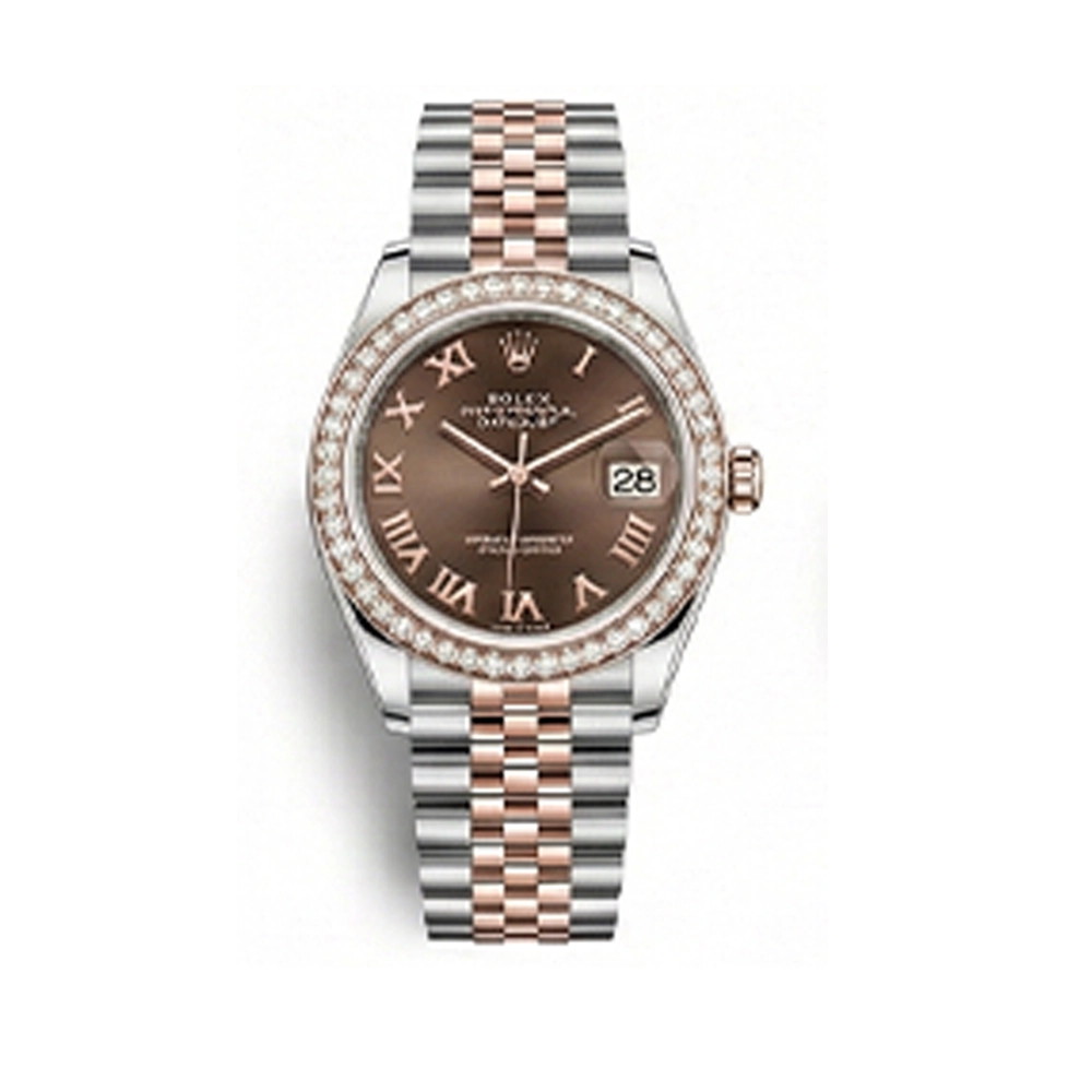 レディ デイトジャスト 28 279381RBR チョコレート ローマン ジュビリーブレス