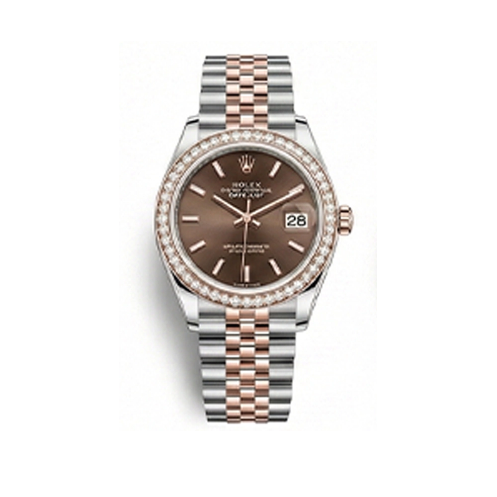 レディ デイトジャスト 28 279381RBR チョコレート バーインデックス ジュビリーブレス