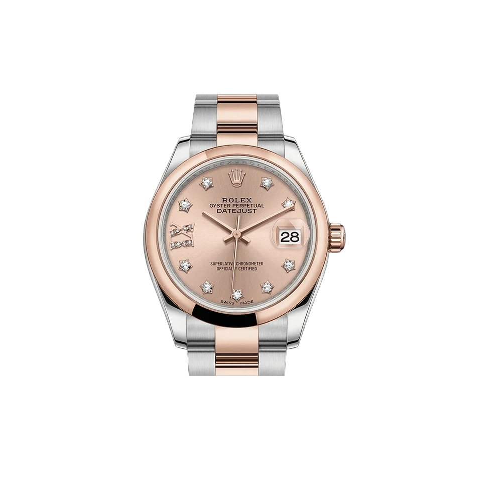 レディ デイトジャスト 28 279161 ロゼカラー 9P/IXダイヤ オイスターブレス