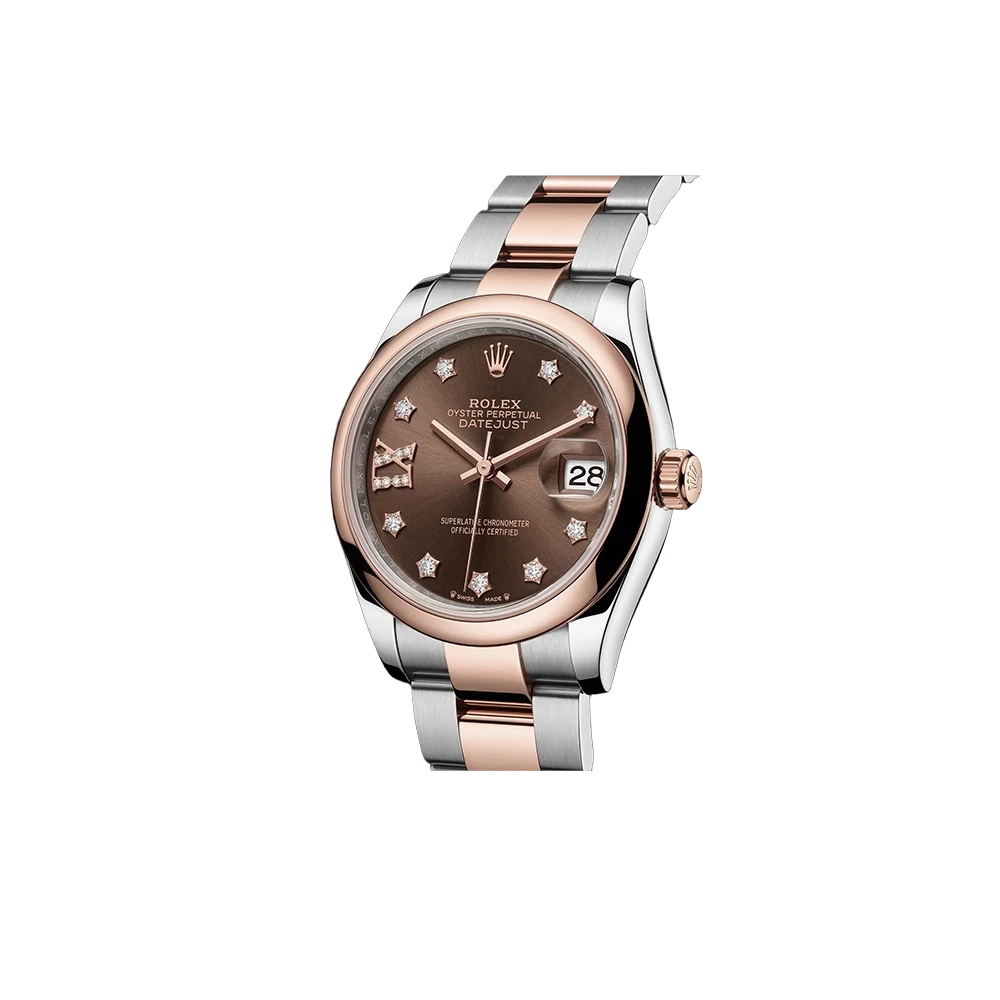 レディ デイトジャスト 28 279161 チョコレート 9P/IXダイヤ オイスターブレス