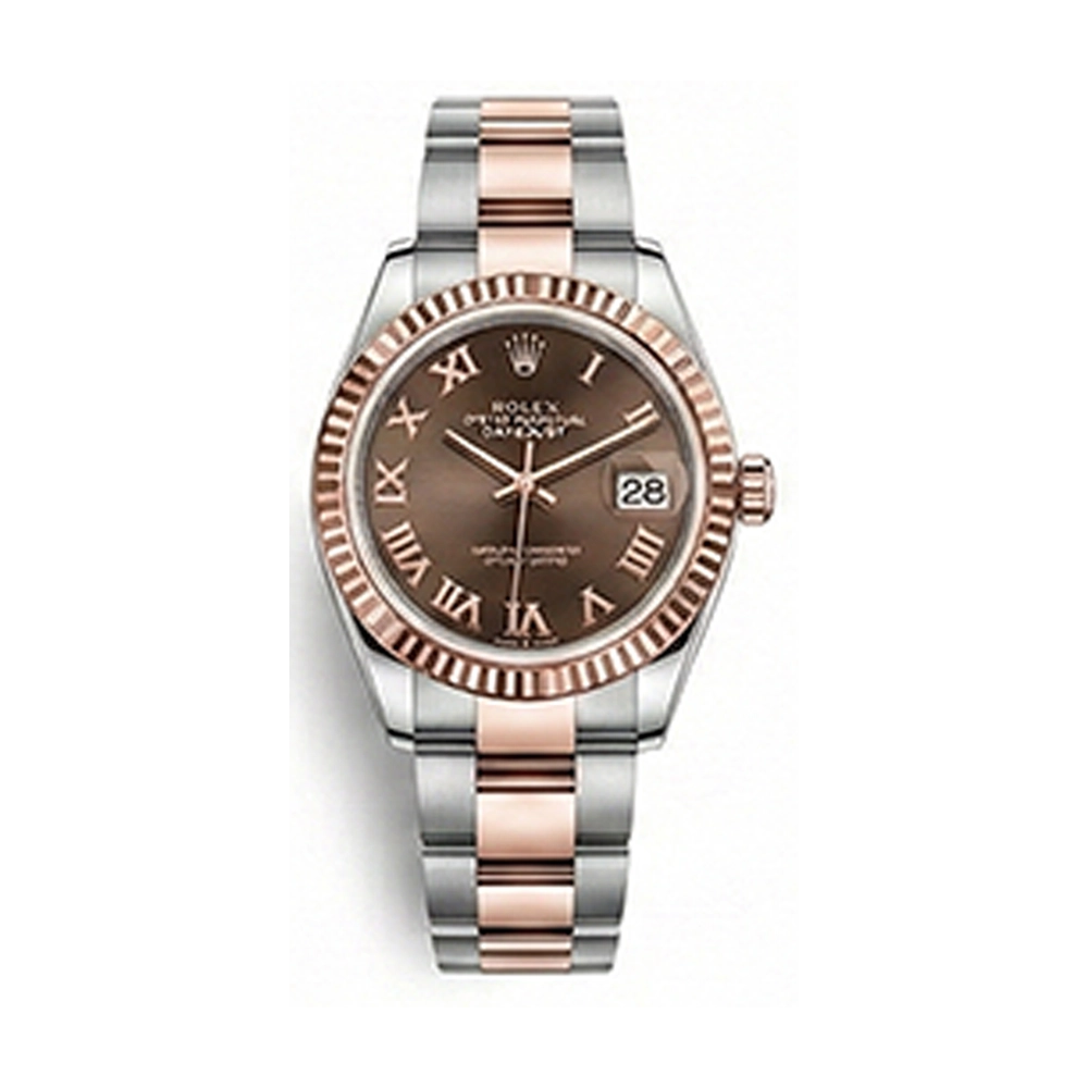 レディ デイトジャスト 28 279171 チョコレート ローマン オイスターブレス