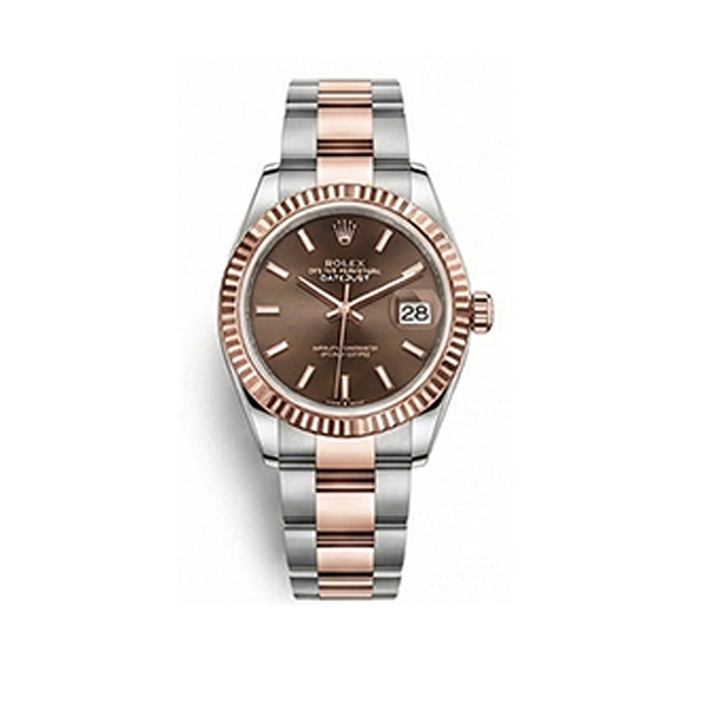 レディ デイトジャスト 28 279171 チョコレート バーインデックス オイスターブレス