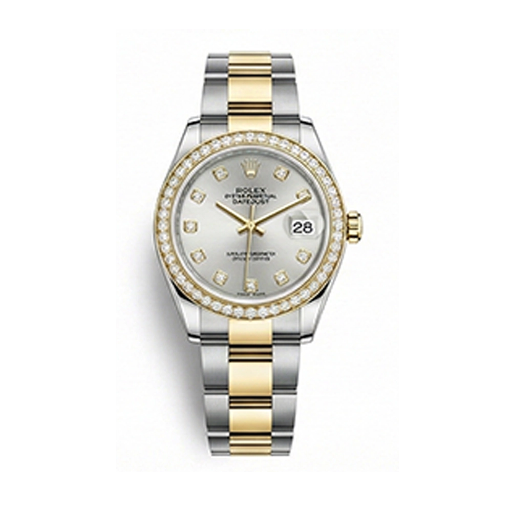 レディ デイトジャスト 28 279383RBR シャンパン 10Pダイヤ オイスターブレス