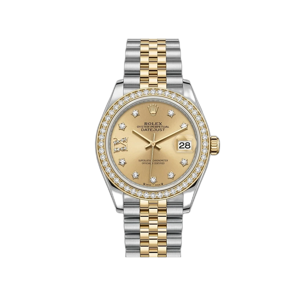 レディ デイトジャスト 28 279383RBR シャンパン 9P/IXダイヤ ジュビリーブレス