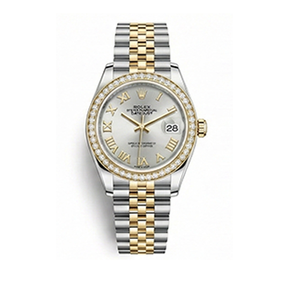 レディ デイトジャスト 28 279383RBRシルバー ローマン ジュビリーブレス