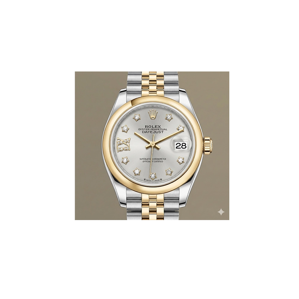 レディ デイトジャスト 28 279163 シルバー 9P/IXダイヤ ジュビリーブレス