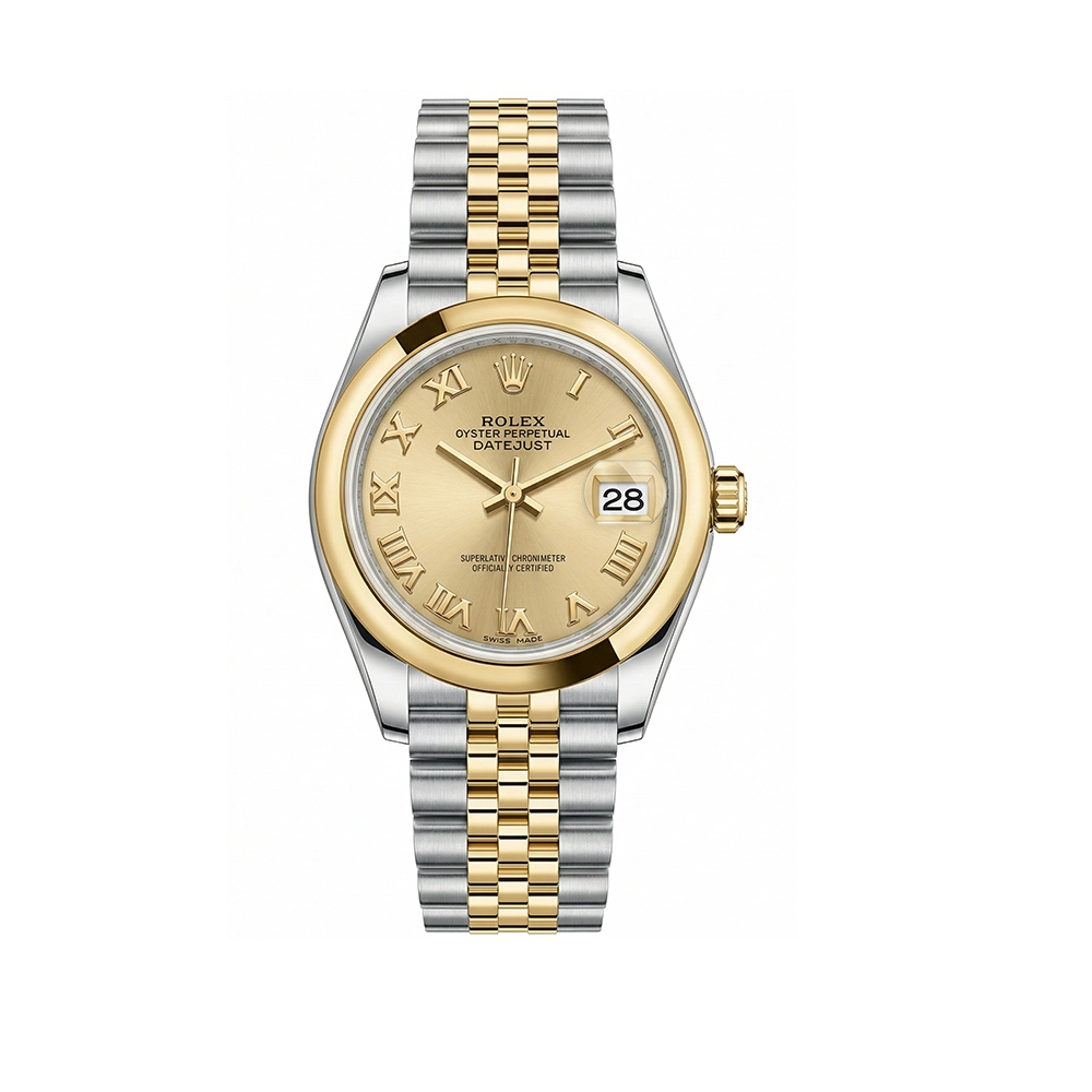 レディ デイトジャスト 28 279163シャンパン ローマン ジュビリーブレス