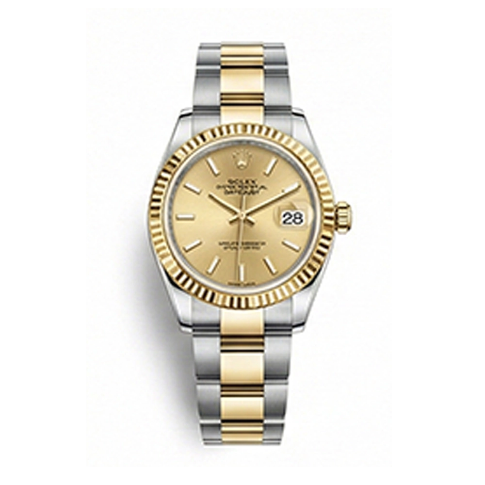 レディ デイトジャスト 28 279173 シャンパン バーインデックス オイスターブレス