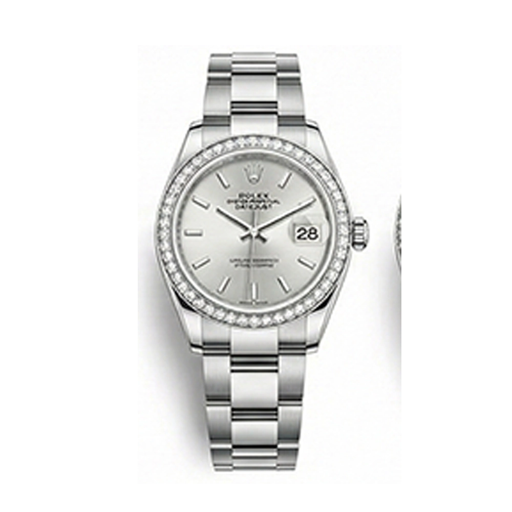 レディ デイトジャスト 28 279384RBR シルバー バーインデックス オイスターブレス