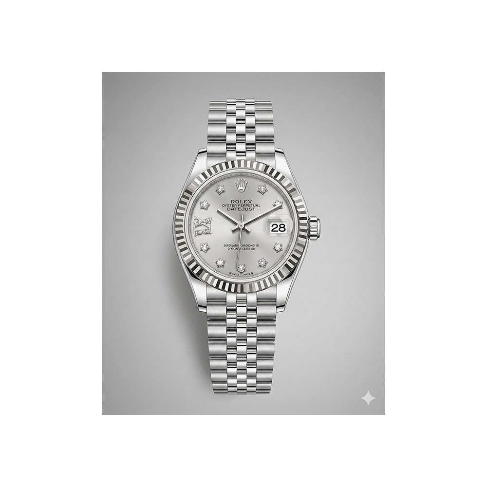 レディ デイトジャスト 28 279174 シルバー 9P/IXダイヤ ジュビリーブレス