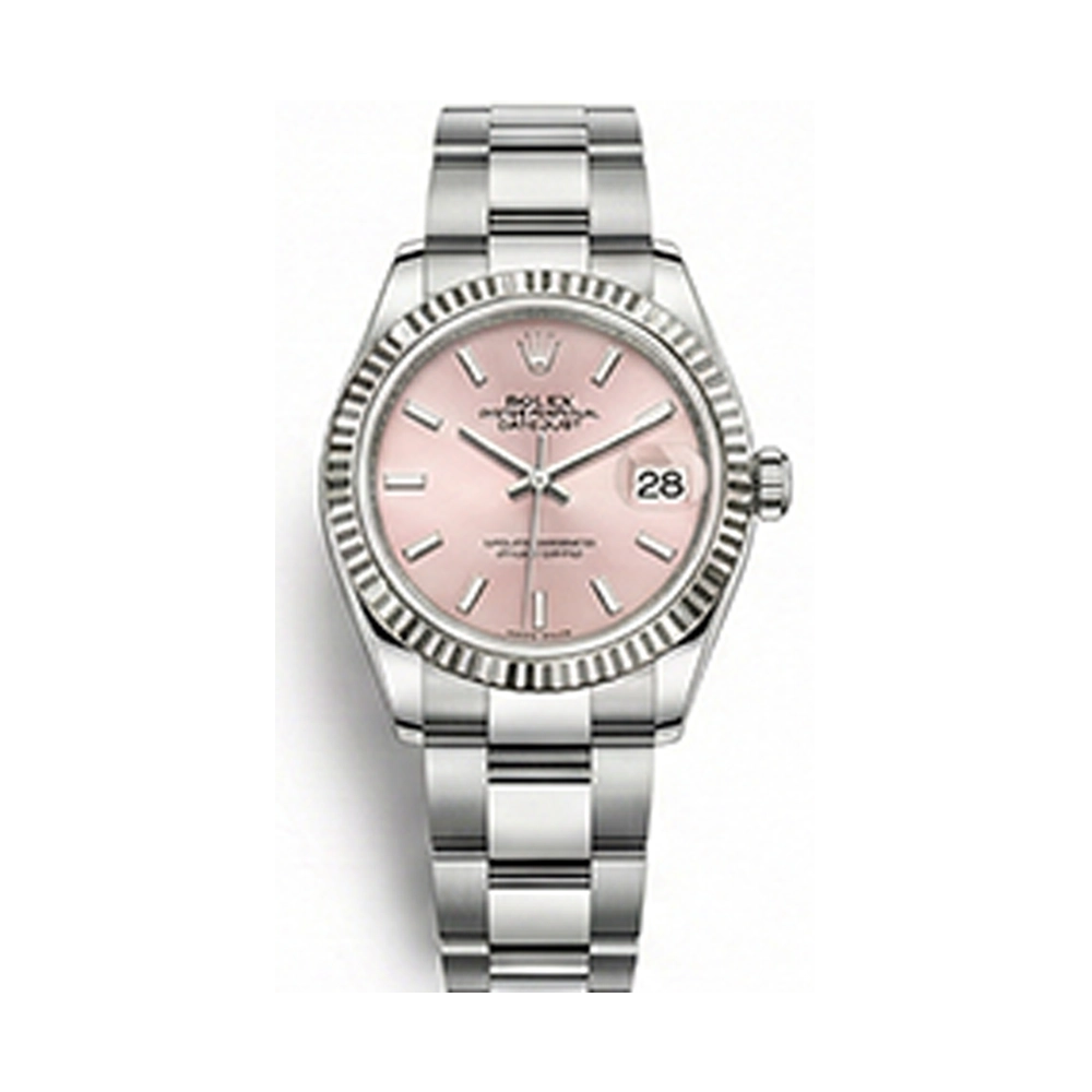 レディ デイトジャスト 28 279174 ピンク 10Pダイヤバーインデックス オイスターブレス