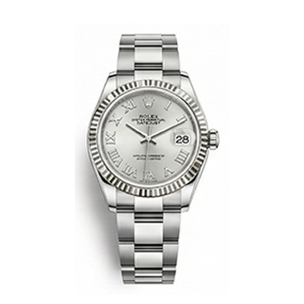 レディ デイトジャスト 28 279174 シルバー ローマン オイスターブレス