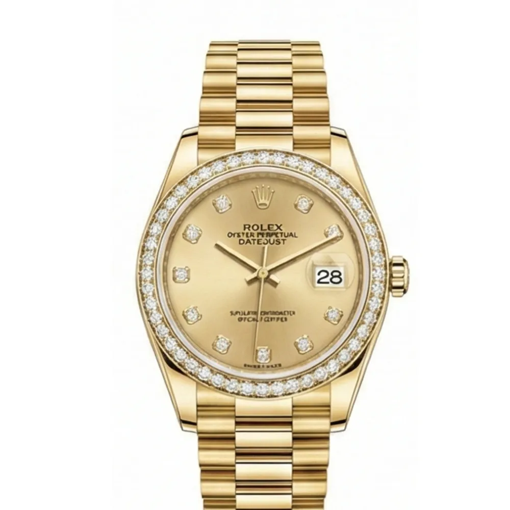 デイトジャスト 31 278288RBR シャンパン 10Pダイヤ プレジデントブレス