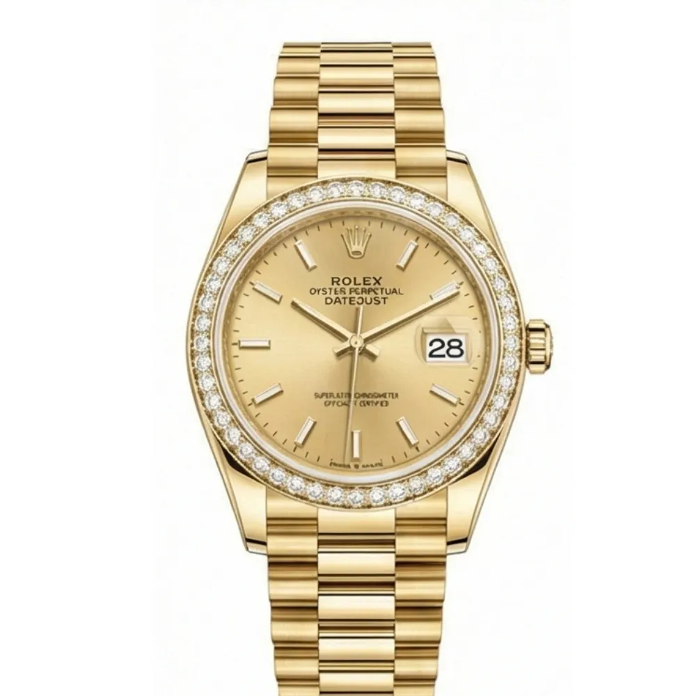 デイトジャスト 31 278288RBR シャンパン プレジデントブレス