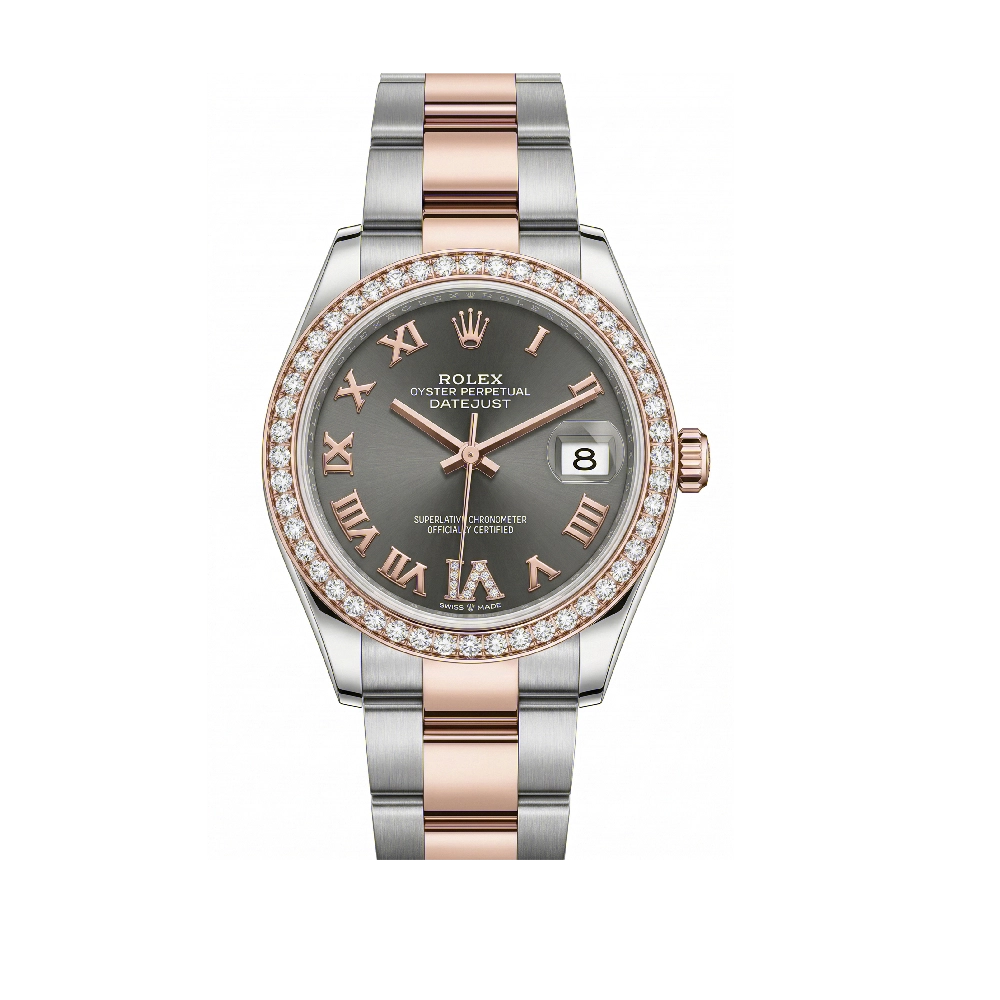 デイトジャスト 31 278341RBR スレート ローマン VIダイヤ オイスターブレス
