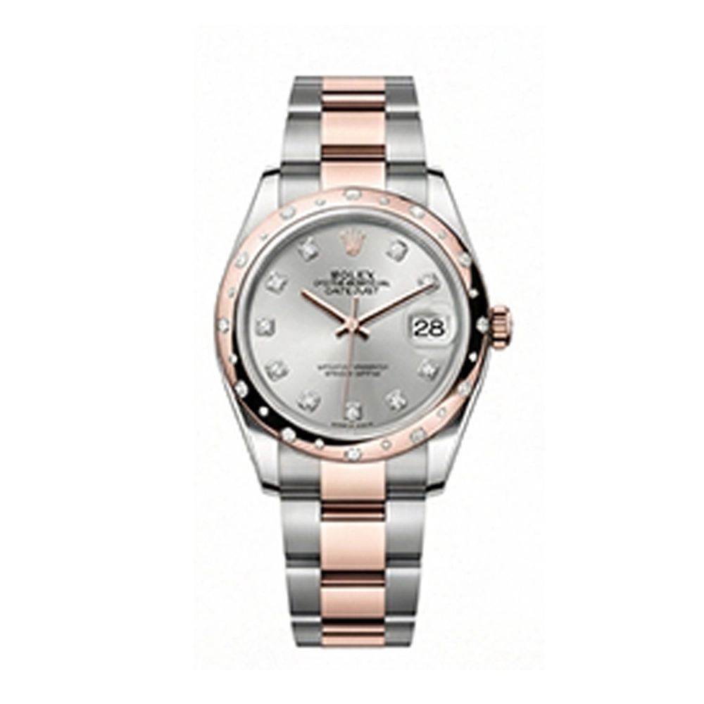 デイトジャスト 31 278341RBR シルバー 10Pダイヤ オイスターブレス