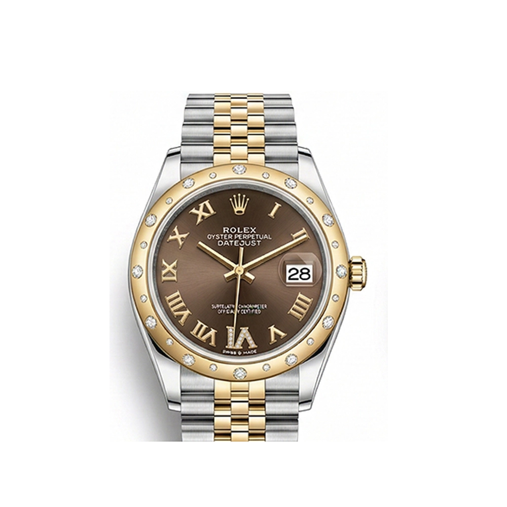 デイトジャスト 31 278341RBR チョコレートローマン VIダイヤ ジュビリーブレス